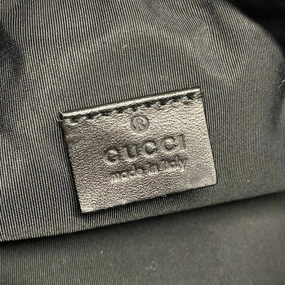 GUCCI GG Black Jacquard Leather - Shoulder Bag 256-081125 - Picture 10 of 10